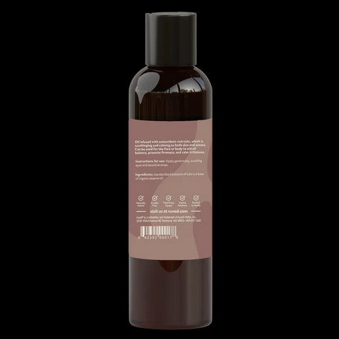 Image of Tulsi Daily Body Oil - Light, Soothing & Calming 177ml ingredients
